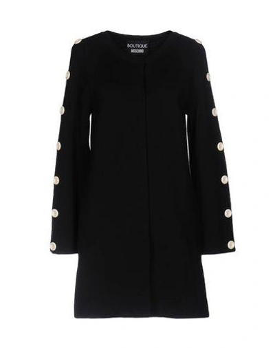 Shop Boutique Moschino Cardigan In Black