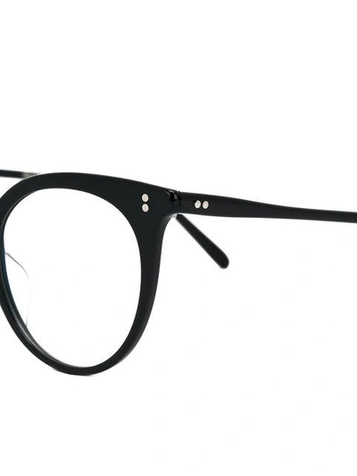 Shop Oliver Peoples 'jonsi' Glasses In 1005 Black