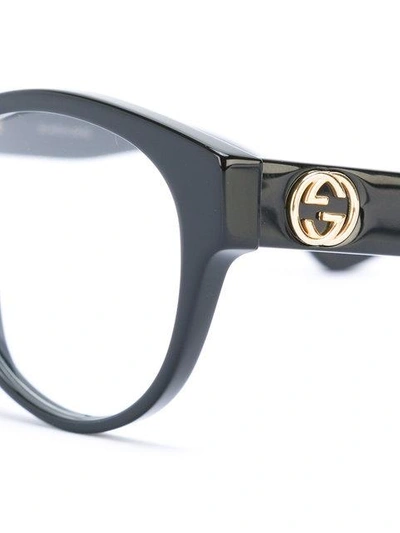 Shop Gucci Brille Mit Gg-motiv