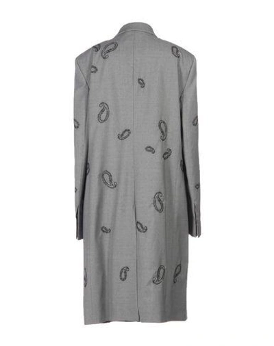 Shop Emporio Armani Coat In Grey