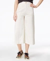 FREE PEOPLE Free People Dawn To Dusk Cotton Cropped Wide-Leg Jeans