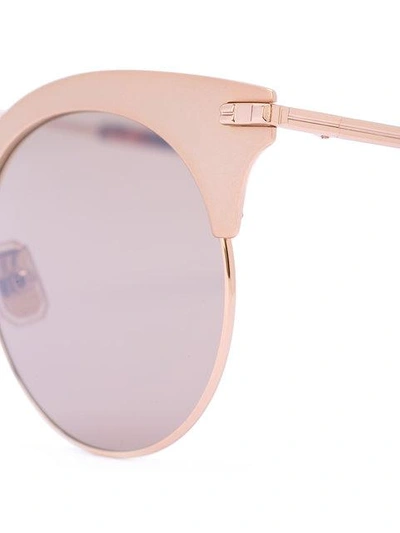 Shop Boucheron Cat Eye Sunglasses In Metallic