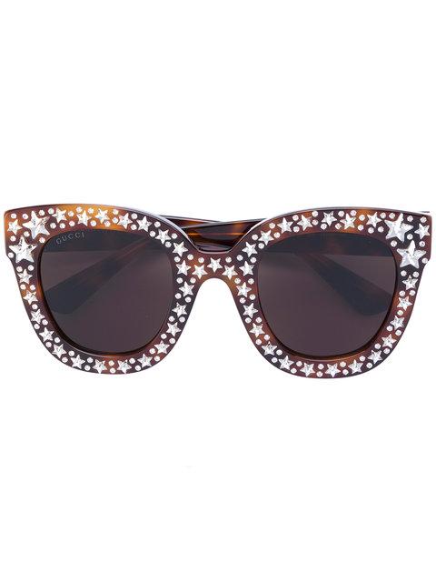 Gucci Swarovski Star Sunglasses | ModeSens
