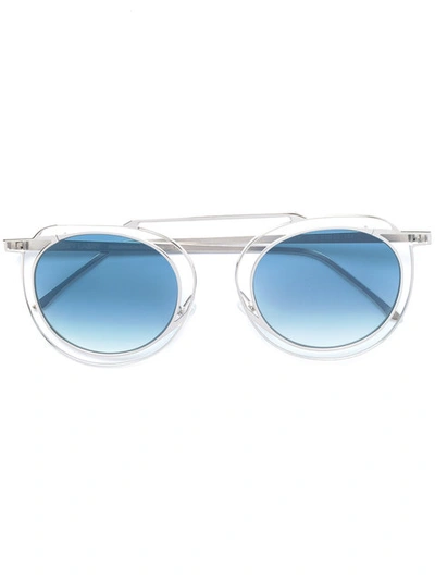 Thierry Lasry Eventually太阳眼镜 In Silver/blue
