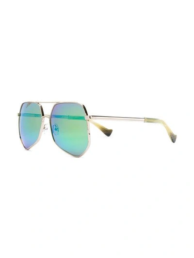 Shop Grey Ant Megalast Copper Sunglasses - Metallic