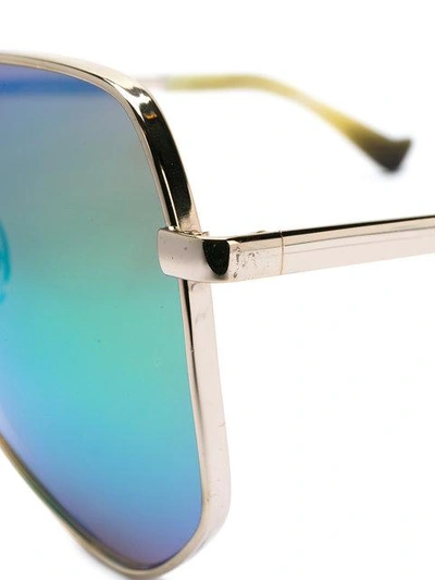 Shop Grey Ant Megalast Copper Sunglasses - Metallic