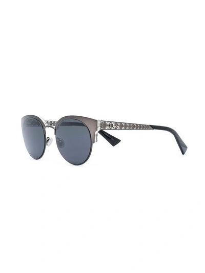 Shop Dior Klassische Cat-eye-sonnenbrille In Black