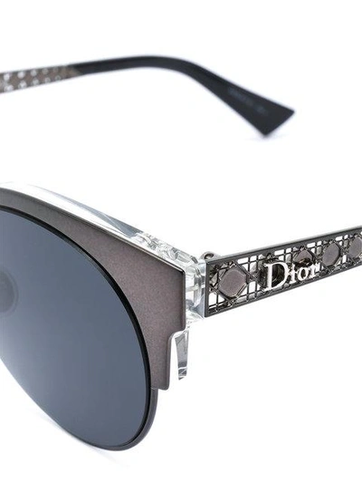 Shop Dior Klassische Cat-eye-sonnenbrille In Black