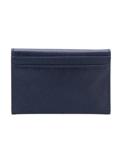 Shop Ferragamo Salvatore  Vara Flap Wallet - Blue