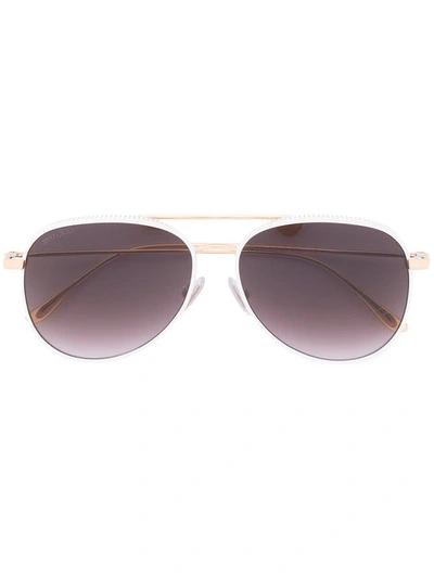 Shop Jimmy Choo Eyewear 'retos' Sunglasses - White