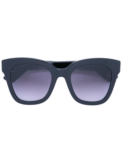 gucci thick frame sunglasses