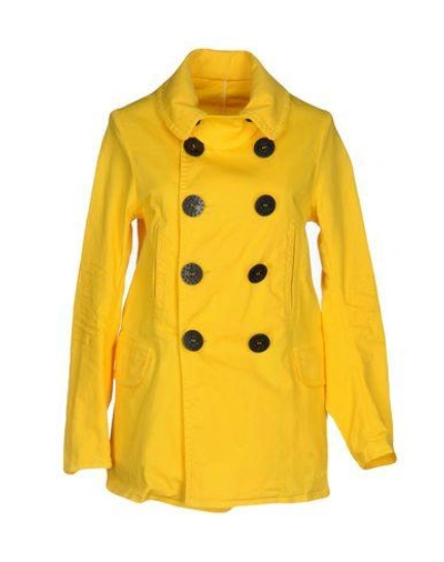 Shop Dsquared2 Denim Jacket In Yellow