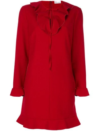 Shop Red Valentino Frill Collar Dress