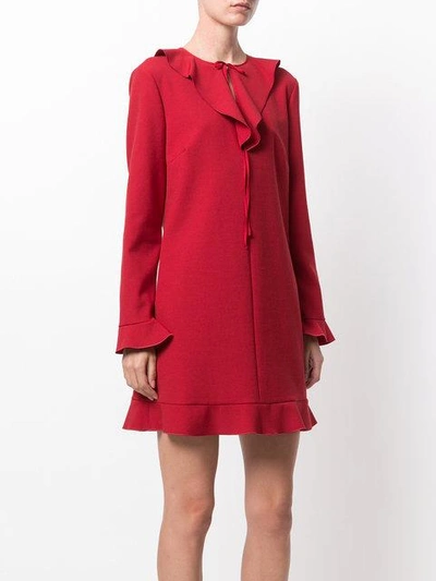 Shop Red Valentino Frill Collar Dress