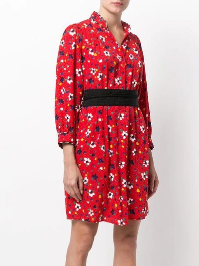 Shop Marc Jacobs Floral Print Shirt Dress