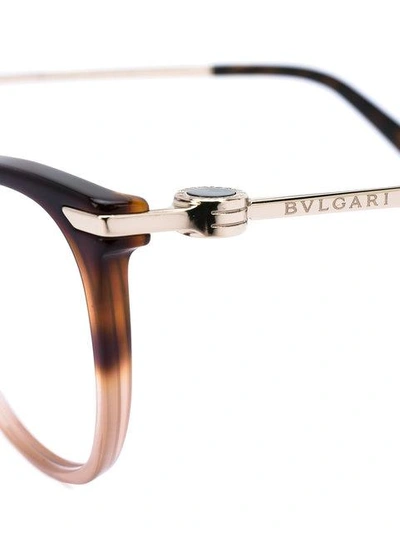 Shop Bulgari Cat Eye Glasses