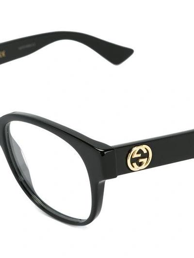 Shop Gucci Oval Glasses