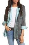 FREE PEOPLE Double Cloth Military Jacket