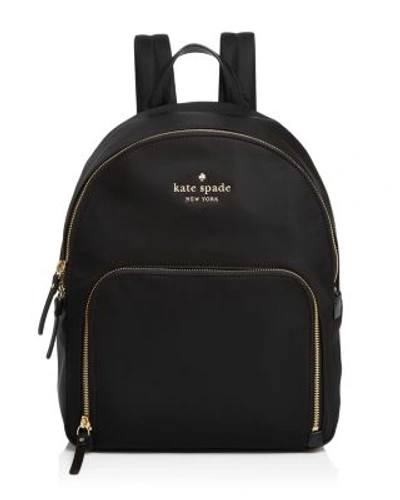Shop Kate Spade New York Watson Lane Hartley Nylon Backpack In Black/gold