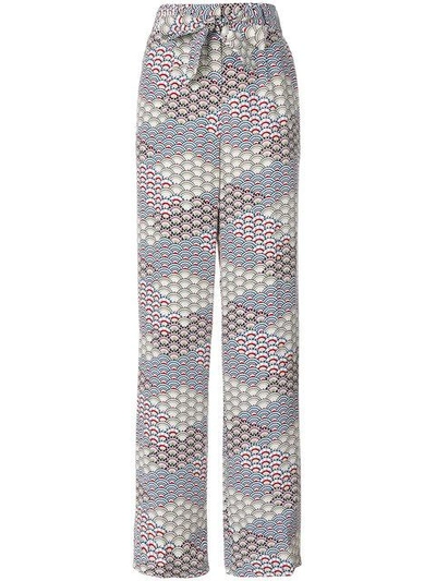 Shop Equipment Printed Palazzo Pants In Multicolour