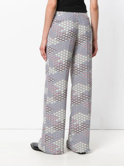 Shop Equipment Printed Palazzo Pants In Multicolour