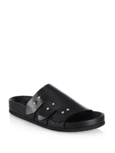 Shop Iro Birki Slide Sandals In Black