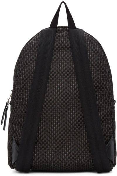 Shop Alexander Mcqueen Black & Grey Skull Pocket Backpack