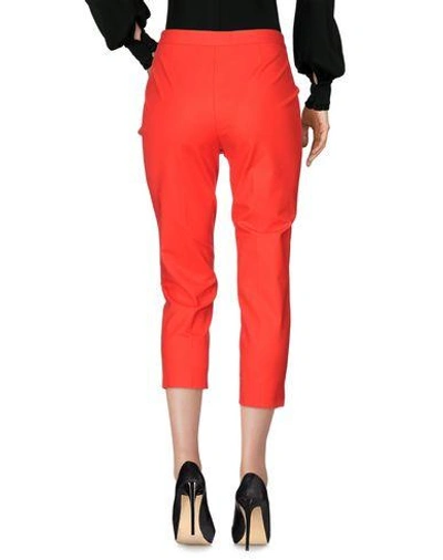 Shop Boutique Moschino Casual Pants In Red