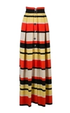 LENA HOSCHEK Sundowner Striped Maxi Skirt