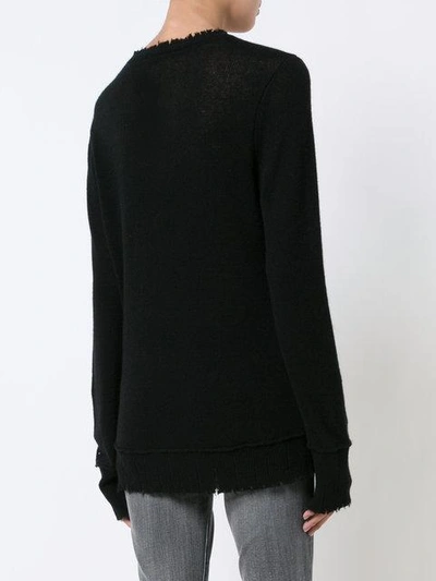 Shop R13 Frayed Top In Black