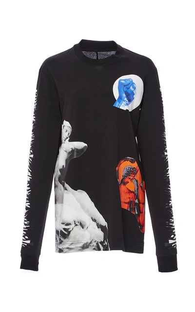 Proenza Schouler Long Sleeve Printed T-shirt