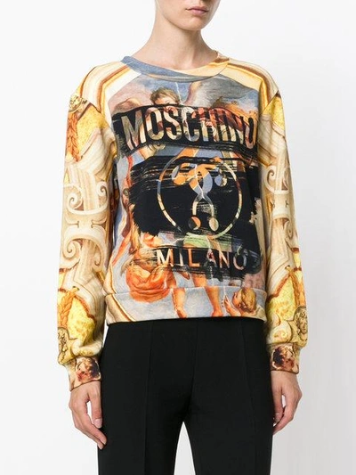 Shop Moschino Fresco Print Sweatshirt