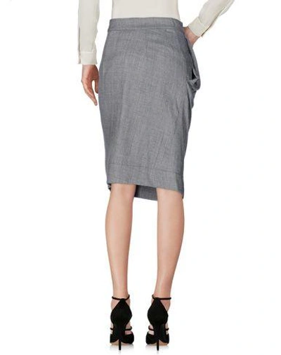 Shop Vivienne Westwood Anglomania Knee Length Skirt In Grey