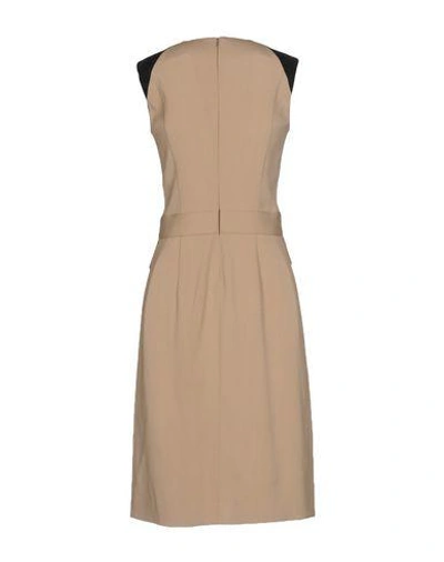 Shop Belstaff Knee-length Dresses In Beige