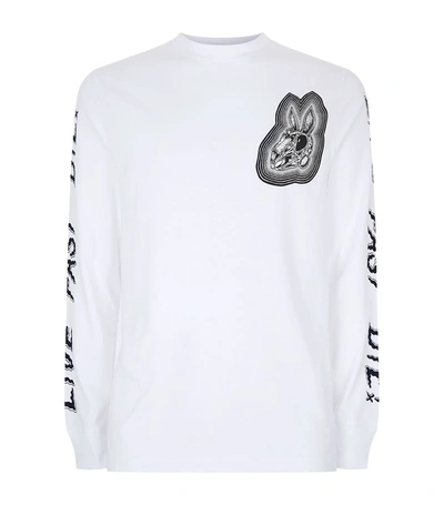 Shop Mcq By Alexander Mcqueen Bunny Be Here Now Long Sleeve T-shirt In Harrods