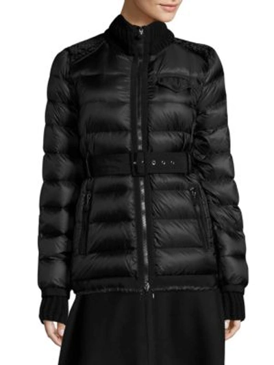 Shop Moncler Karen Quilted Jacket In Black