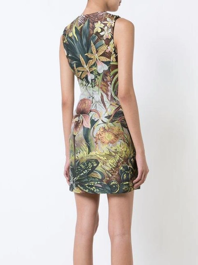 Shop Adam Lippes Forest Print Mini Dress