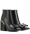 MARNI LEATHER ANKLE BOOTS,P00257421