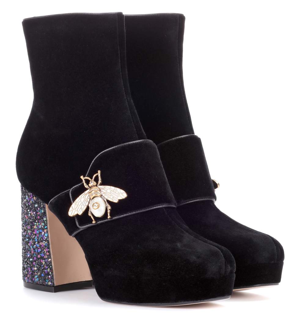 gucci bee bootie