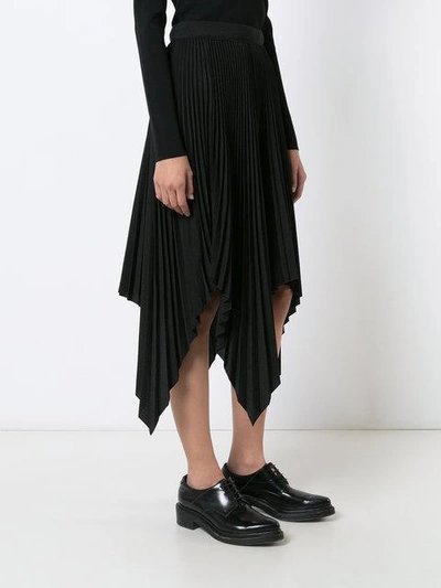 Shop Proenza Schouler Asymmetric Pleated Skirt