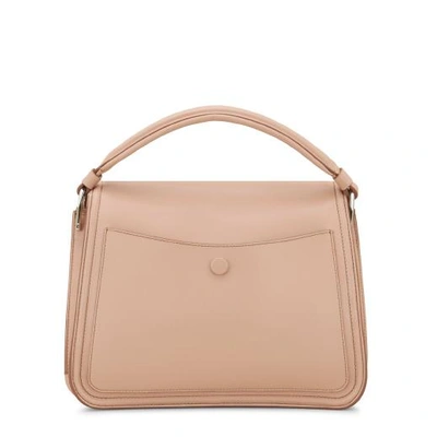 Shop Tod's Double T Crossbody Small In Beige