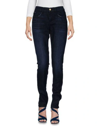 Shop Frame Denim Pants In Blue