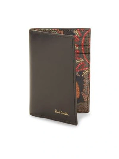 Shop Paul Smith Color Art Leather Wallet In Multi