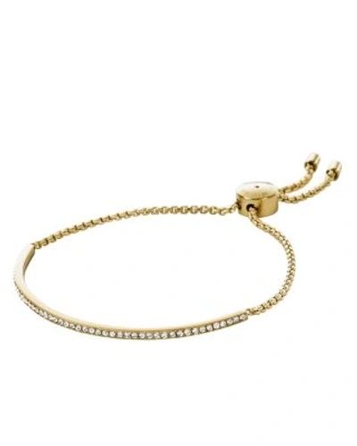 Michael Kors Pave Slider Bracelet In Gold