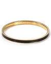 Kate Spade 'idiom - Draw The Line' Ultra Thin Bangle In Black