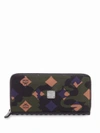 MCM Camouflage Zipped Continental Wallet