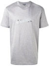 Lanvin Slim-fit Reflective-trimmed Mercerised Cotton-jersey T-shirt In Gray