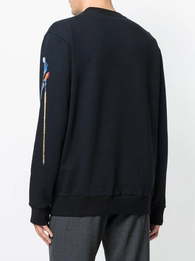 Shop Lanvin Palette Sweatshirt In Black