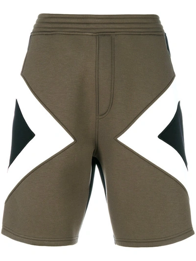 Neil Barrett Graphic Track Shorts