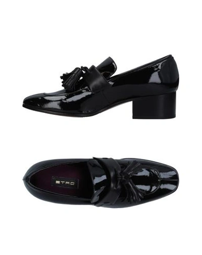Etro Loafers In Black
